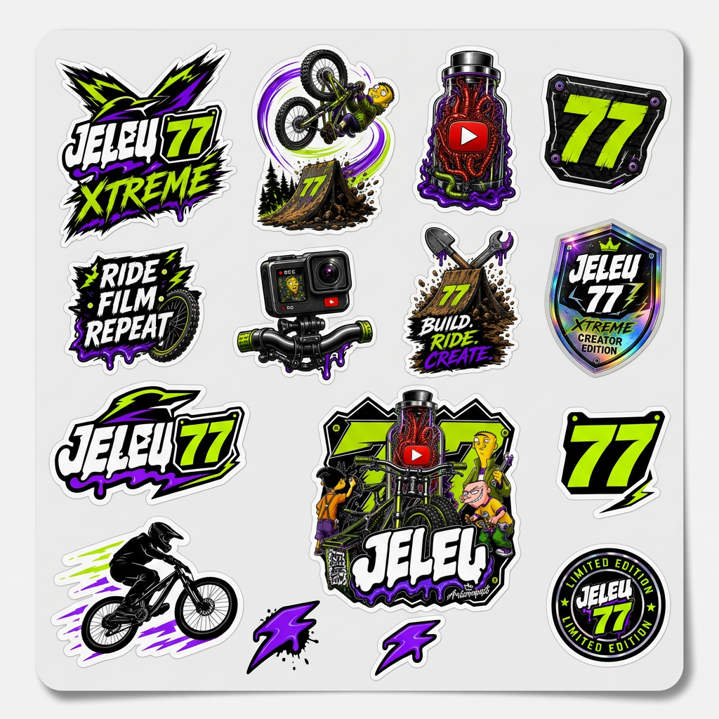 Pachet de stickere Jeleu77